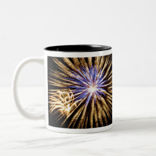 Tasse 2 Couleurs Écran de dimensionnement des feux d'artifice