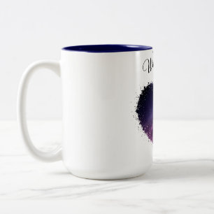 Tasse 2 Couleurs Écrit dans les Étoiles