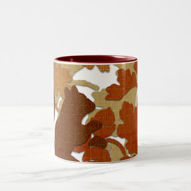 Tasse 2 Couleurs Écureuil dans le tissu (Centre)