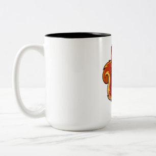 Tasse 2 Couleurs Écureuil mascotte vibrant dessin animé