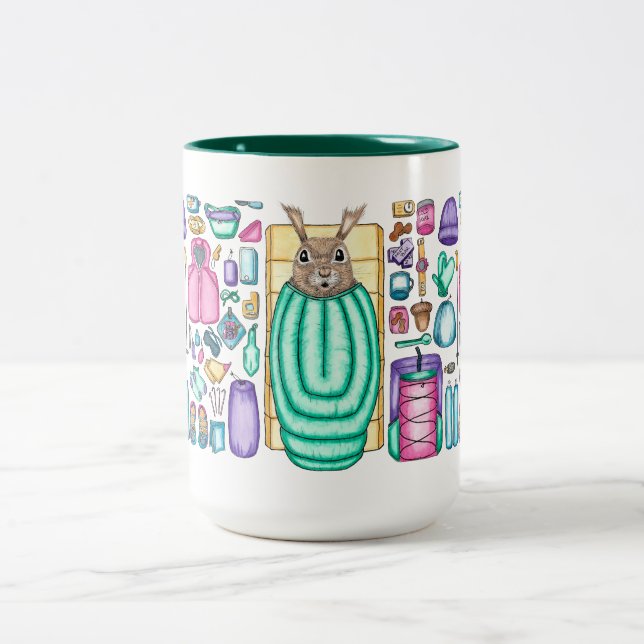 Tasse 2 Couleurs Écureuvoir Réservoir Réservoir (Centre)