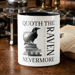 Tasse 2 Couleurs Edgar Allan Poe Quoth The Raven