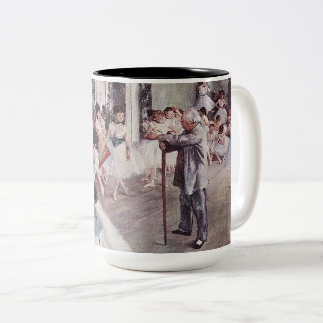 Tasse 2 Couleurs Edgar Degas La Classe Danse (Devant droit)