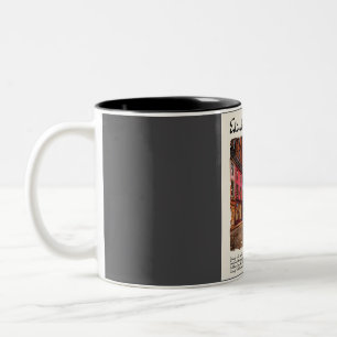 Tasse 2 Couleurs Edimbourg Vintage Watercolor Travel