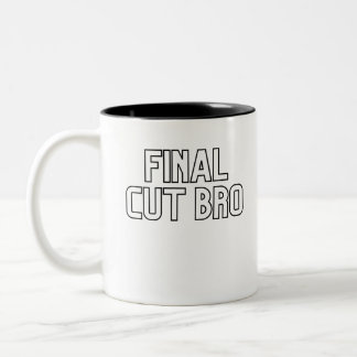 Tasse 2 Couleurs Éditeur Final Cut Bro Édition de cadeau