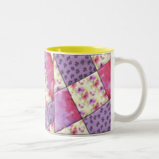 Tasse 2 Couleurs Édredon floral pourpre de KRW