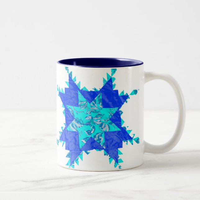 Tasse 2 Couleurs Édredons américains antiques (Droit)