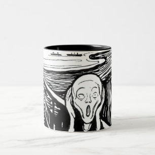Tasse 2 Couleurs Edvard Munch - La lithographie de cri