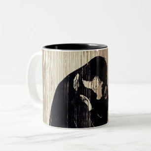 Tasse 2 Couleurs Edvard Munch - Le Kiss IV