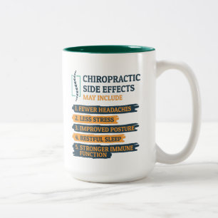 Tasse 2 Couleurs Effets secondaires de la chiropratique Chiropratic