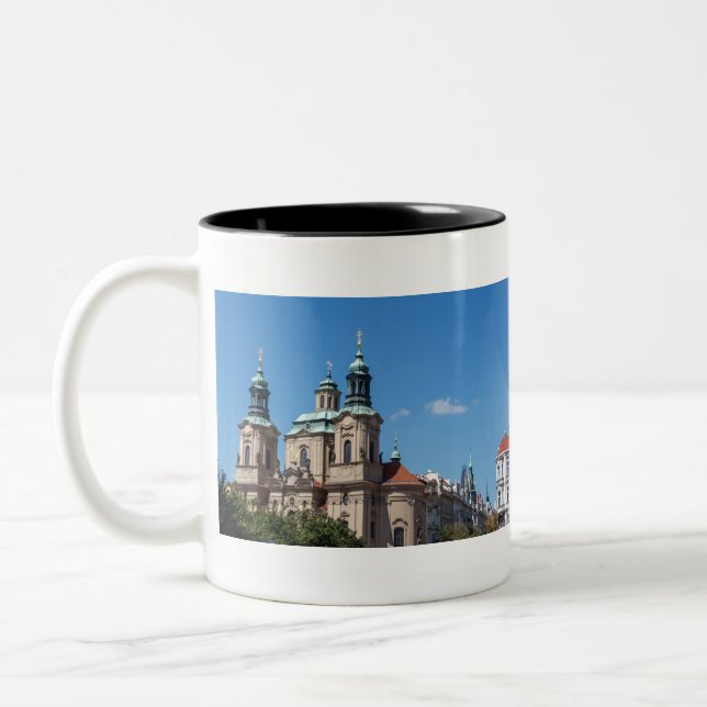 Tasse 2 Couleurs Eglise Saint Nicolas à Prague (Gauche)