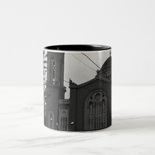 Tasse 2 Couleurs Église vintage d'Athènes