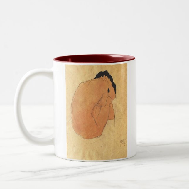 TASSE 2 COULEURS EGON SCHIELE (Gauche)