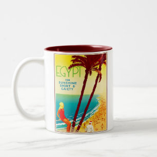 TASSE 2 COULEURS EGYPTE