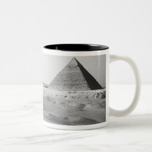 Tasse 2 Couleurs Egypte du Caire, pyramides de Gizeh