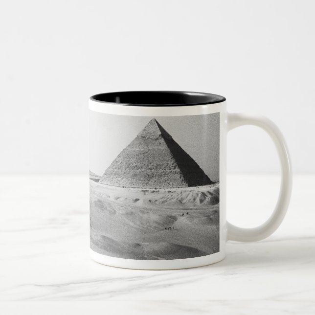 Tasse 2 Couleurs Egypte du Caire, pyramides de Gizeh (Droit)
