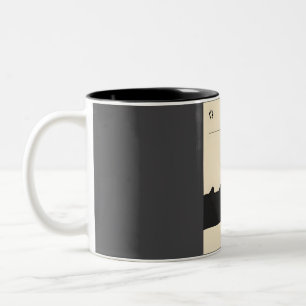 Tasse 2 Couleurs Égypte Pyramides Chat Vintage livre Couverture Voy