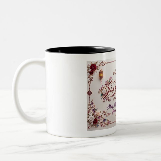 Tasse 2 Couleurs Eid Greeting  (Gauche)