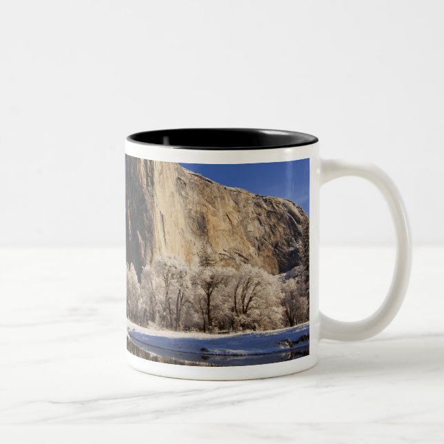 Tasse 2 Couleurs El Capitan se reflète dans la rivière Merced en (Droit)