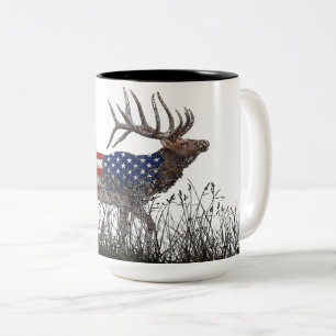 Tasse 2 Couleurs Élan sacré d'Amérique du Nord