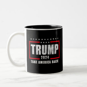 Tasse 2 Couleurs Élection Donald Trump 2024 Reprenez l'Amérique