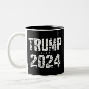 Tasse 2 Couleurs Élection Garder l'Amérique Grande Trump 2024 
