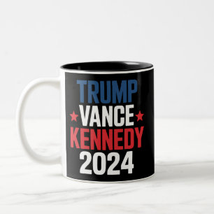 Tasse 2 Couleurs Élection Trump Vance Kennedy Président 2024 