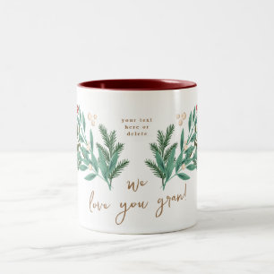 Tasse 2 Couleurs Élégance Classique Envoûtante Noël Fêtes