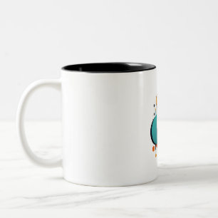 Tasse 2 Couleurs Élégance géométrique