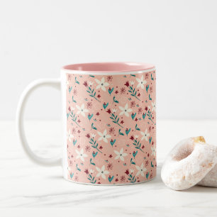 Tasse 2 Couleurs Élégant Été Mignon floral Rose