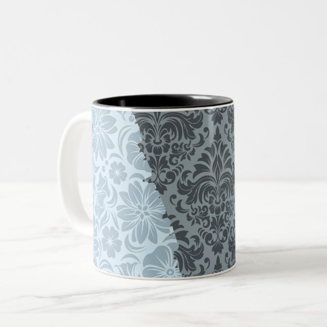 Tasse 2 Couleurs Eléments Ornementaux De Luxe (Devant gauche)