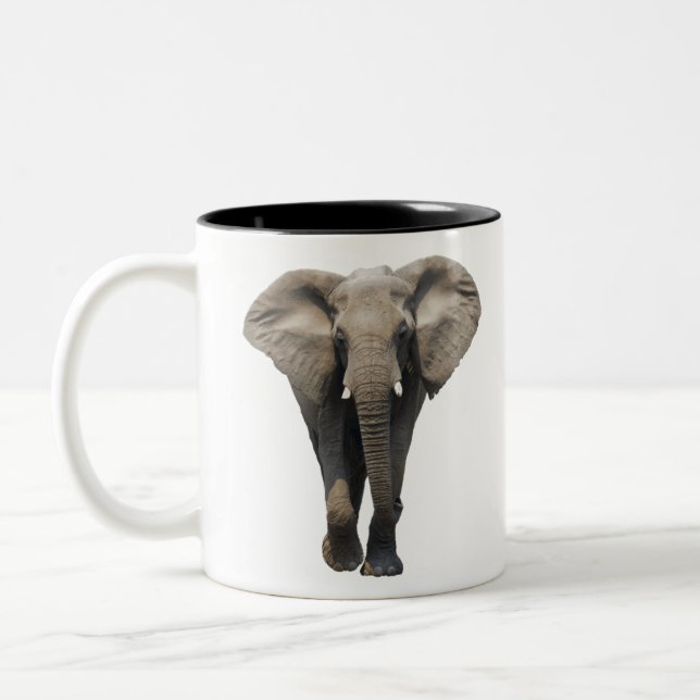 Tasse 2 Couleurs Éléphant (Gauche)