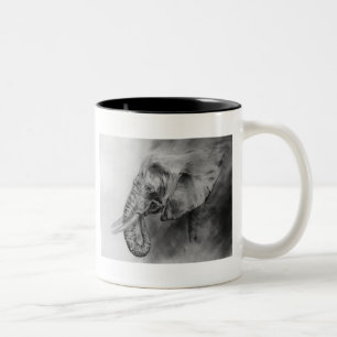 Tasse 2 Couleurs éléphant