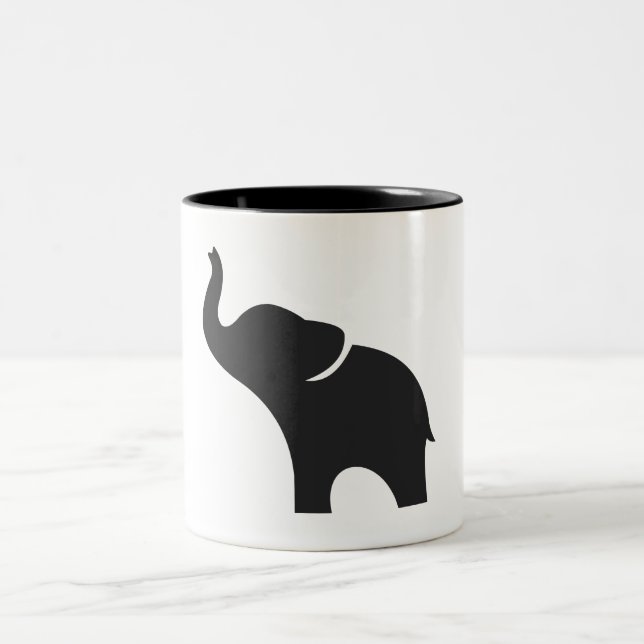 Tasse 2 Couleurs Eléphant bébé (Centre)