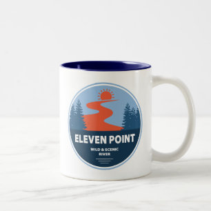 Tasse 2 Couleurs Eleven Point Wild and Pittoresque River Missouri