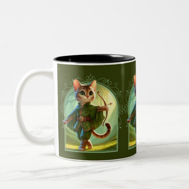 Tasse 2 Couleurs Elf Feline Imaginaire Adventure (Gauche)