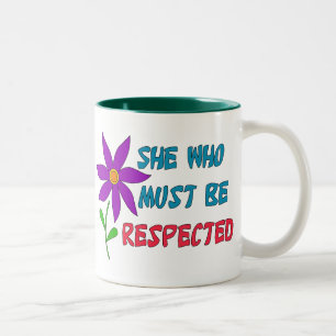 Tasse 2 Couleurs Elle qui doit être respectée