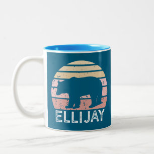 Tasse 2 Couleurs Ellijay Ours Rétro Géorgie