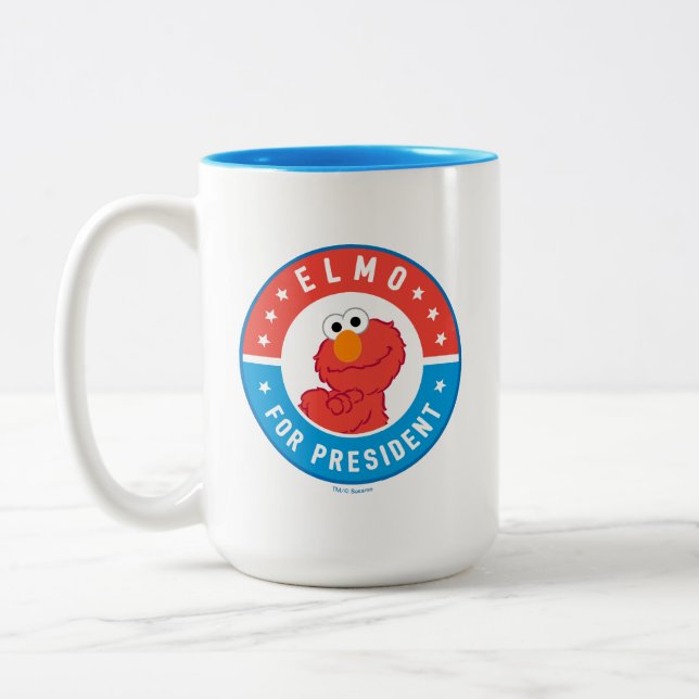 Tasse 2 Couleurs Elmo pour l'insigne du président (Gauche)