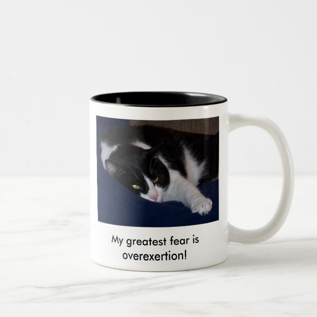 Tasse 2 Couleurs Elvis_on_Zazzle_Overexertion, ma plus grande (Droit)