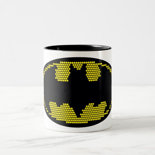 Tasse 2 Couleurs Emblème de chauve-souris Lite (Centre)