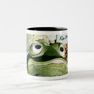 Tasse 2 Couleurs Embrassez-moi la grenouille