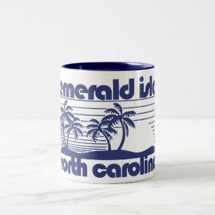 Tasse 2 Couleurs Emerald Isle, Caroline du Nord