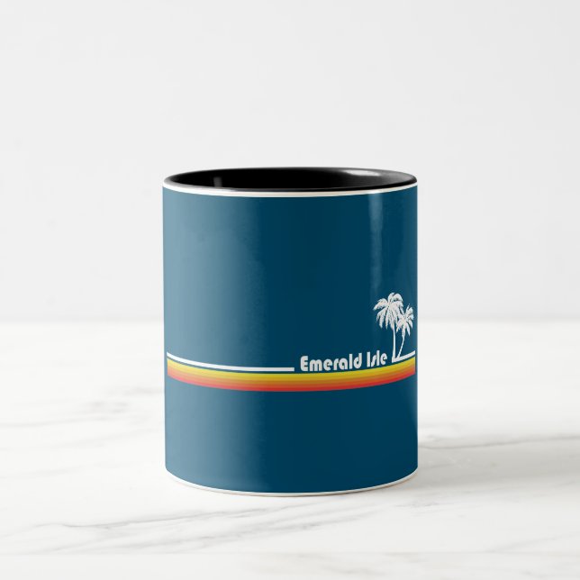 Tasse 2 Couleurs Emerald Isle Caroline du Nord (Centre)
