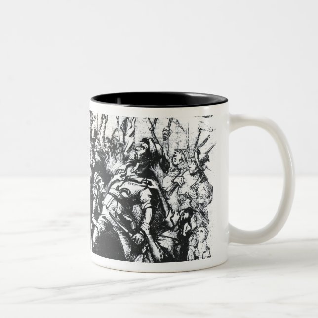 Tasse 2 Couleurs Émeutiers de Luddite (Droit)