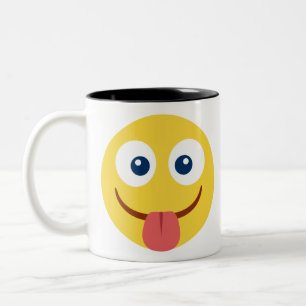 Tasse 2 Couleurs Emoji de langue coincée