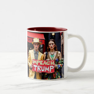 Tasse 2 Couleurs Empêcher le mouvement de résistance de Trump