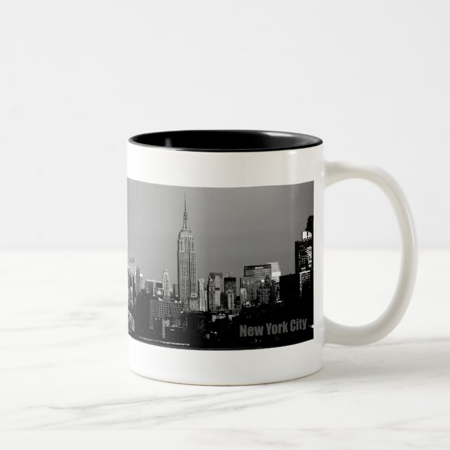 Tasse 2 Couleurs Empire State Building (Droit)