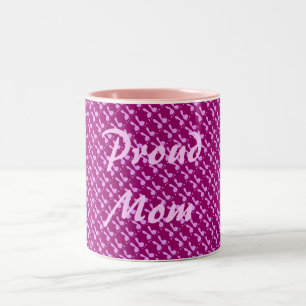 Tasse 2 Couleurs Empreintes bébé (Fille)