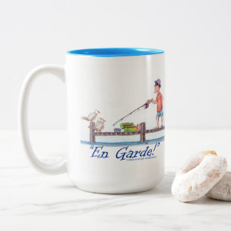 Tasse 2 Couleurs En Garde fisherman and sea gulls 